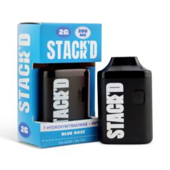 Alternative view of Stack’d 7-Hydroxymitragynine Disposable Vape Pen Blue Razz 2g 200mg